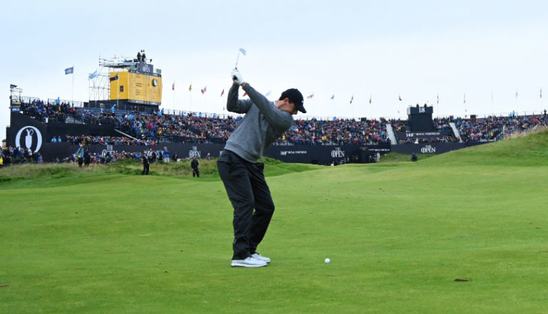 Rory McIlroy at the 148th Open Golf Championship
